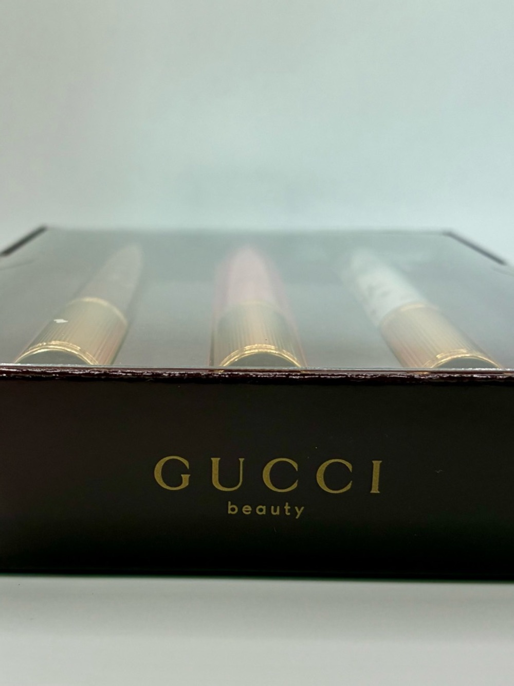 Gucci Gloss à Lèvres Plumping Lip Gloss 3-Piece Festive Gift Set Brand New. - Picture 3 of 4